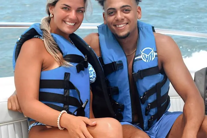a couple going parasailing Myrtle Beach